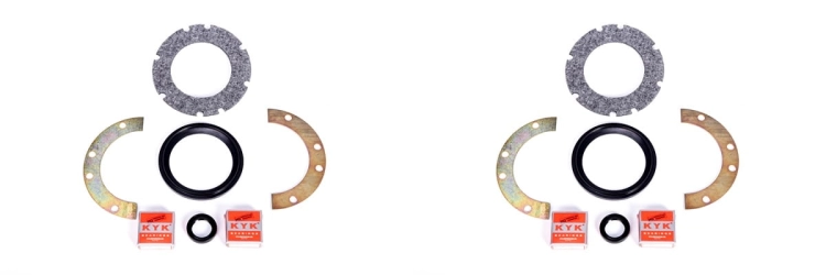 Komplet naprawczy zwrotnicy kuli Suzuki Samurai na przednią oś (lewa + prawa strona)