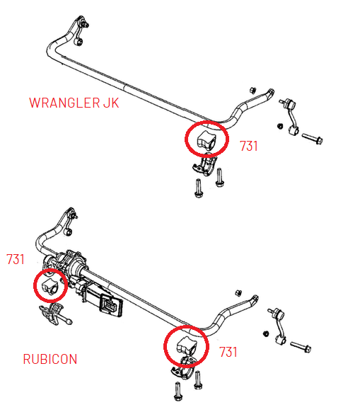 Drążek stabilizatora przód Jeep Wrangler JK.png