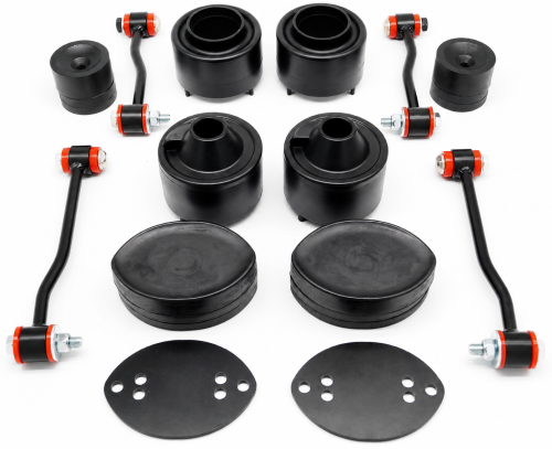 Lift zawieszenia Jeep Wrangler JL +2 wzmocniony uparts tuning4x4 czerwony komplet.png