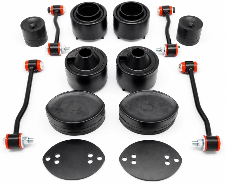 Lift zawieszenia Jeep Wrangler JL +2 wzmocniony uparts tuning4x4 czerwony komplet.png