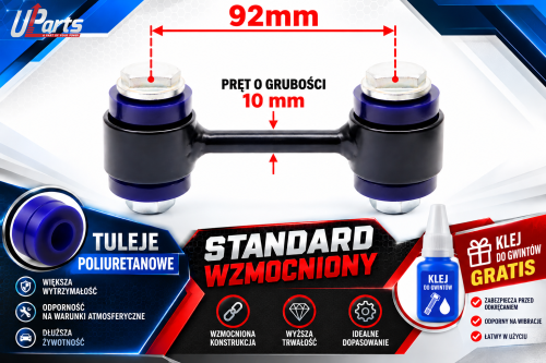 SUZUKI JIMNY ŁĄCZNIK STABILIZATORA PRZÓD 2 SZT WZMOCNIONY 92MM POLIBUSZE.png