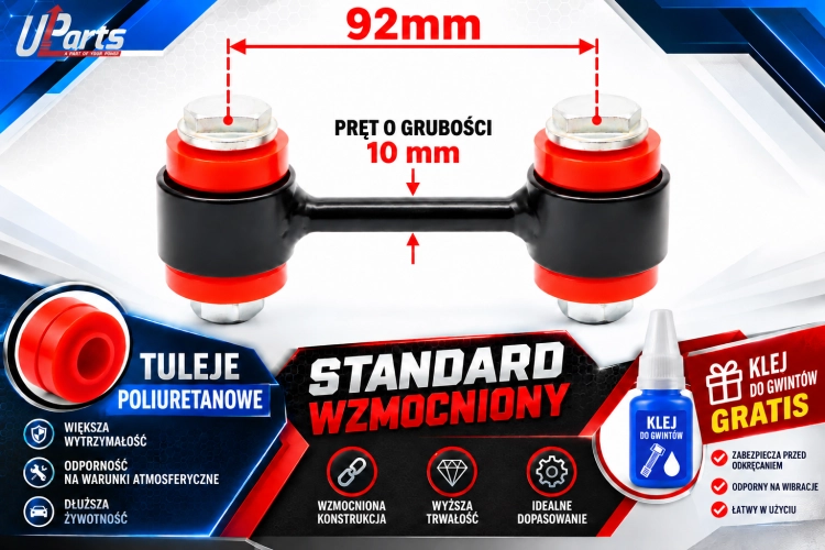 SUZUKI JIMNY ŁĄCZNIK STABILIZATORA PRZÓD 2 SZT WZMOCNIONY 92MM POLIBUSZE.png